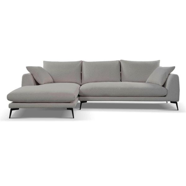 Nottingham 2 5-AR + Chaise L - Copenhagen 803 Cement Grey Tower Living
