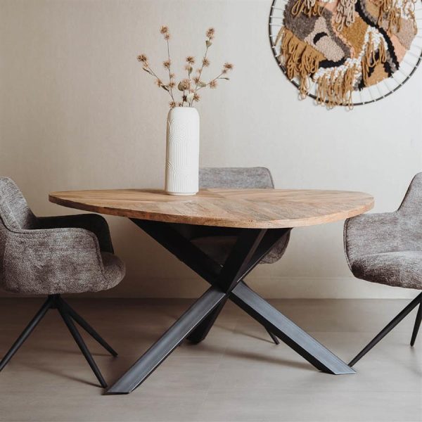 Trivero Eetkamertafel naturel 150 cm Tower Living - Afbeelding 3