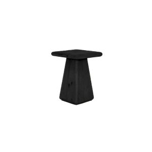 Asti Bijzettafel vierkant zwart 40 cm Tower Living