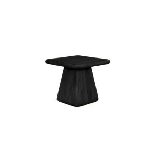 Asti Bijzettafel vierkant zwart 60 cm Tower Living