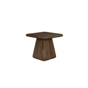 Asti Bijzettafel vierkant bruin 60 cm Tower Living