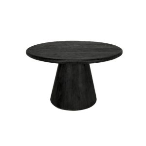 Asti Eetkamertafel rond zwart 130 cm Tower Living