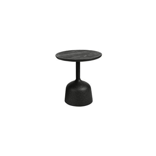 Elba Bijzettafel zwart rond 40 sm Tower Living