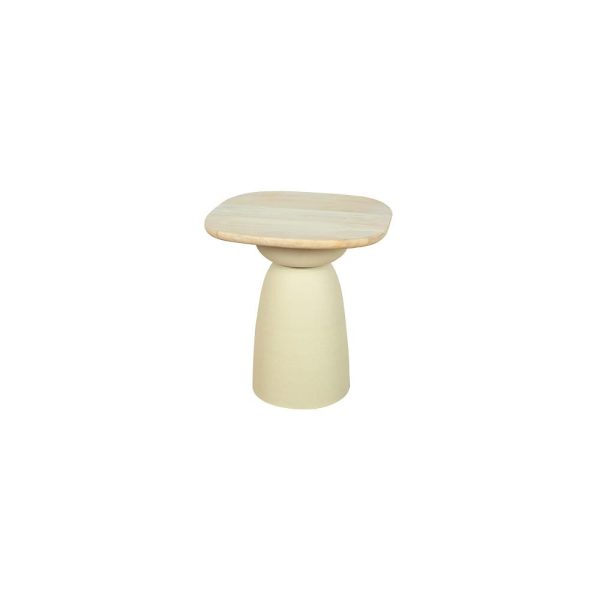 Barza Bijzettafel gebroken wit 45 cm Tower Living