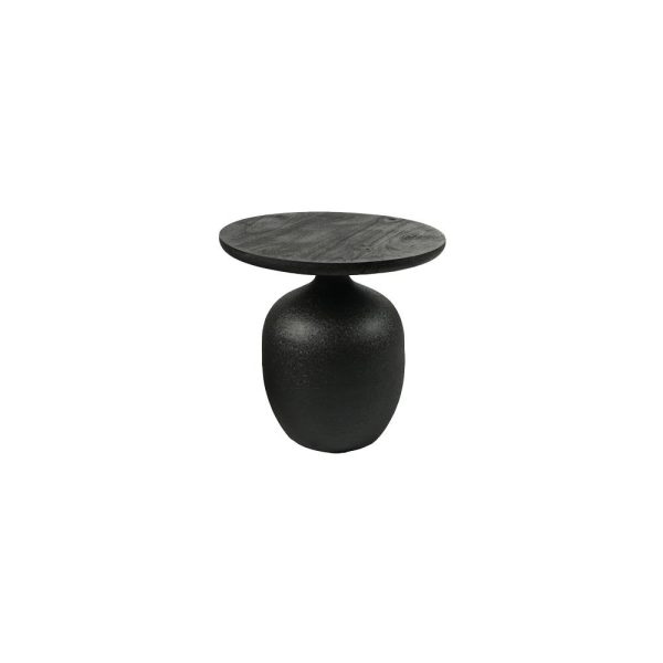 Vigo Bijzettafel zwart 45 cm Tower Living