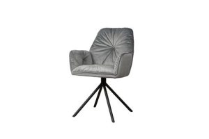 Palma Armstoel - fabric Bluvel 14 grey Tower Living
