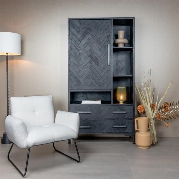 Dante Fauteuil - fabric Teddy MJ81 White Tower Living - Afbeelding 3