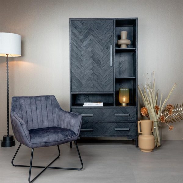 Monte Fauteuil - fabric Adore 29 anthracite Tower Living - Afbeelding 3