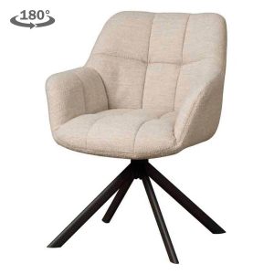 Alba Armstoel - Alpine naturel 01 (draaibaar) Tower Living