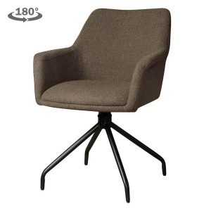 Ortana Armstoel - Alpine dark brown 18 (draaibaar) Tower Living