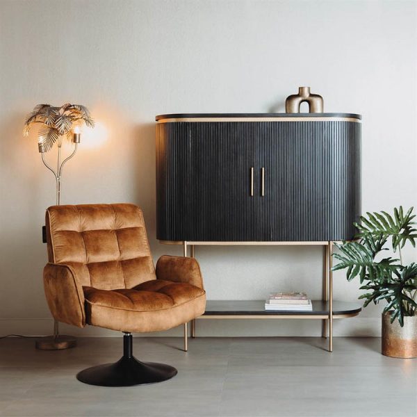 Tropea Fauteuil - Adore yellow 15 (draaibaar) Tower Living - Afbeelding 2