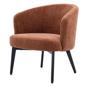 Albi fauteuil - fabric Nature 500 Pearl copper Tower Living