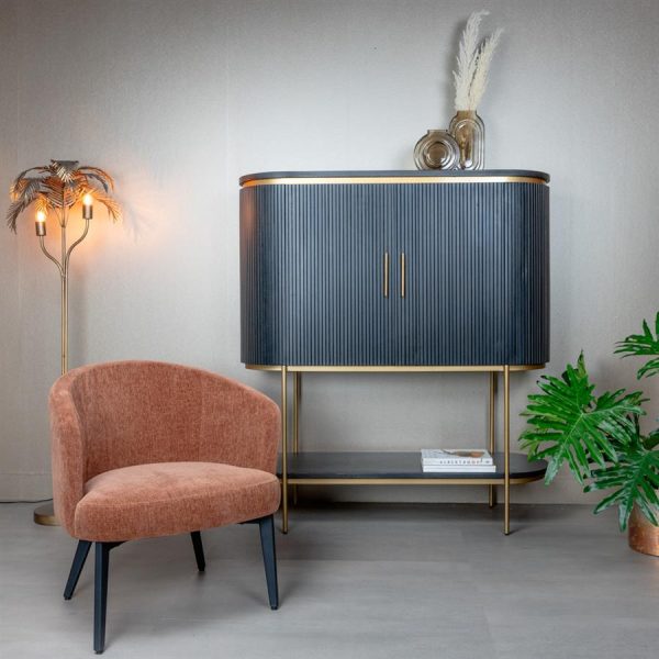Albi fauteuil - fabric Nature 500 Pearl copper Tower Living - Afbeelding 2