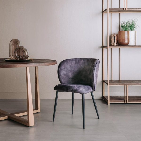 Perano Stoel - fabric Adore 29 Dark grey Tower Living - Afbeelding 2