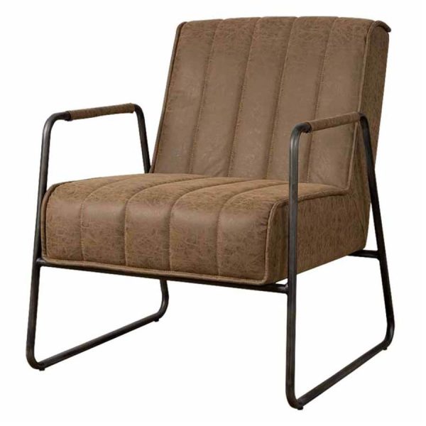 Santo Fauteuil - fabric Miami 005 brown Tower Living - Afbeelding 4