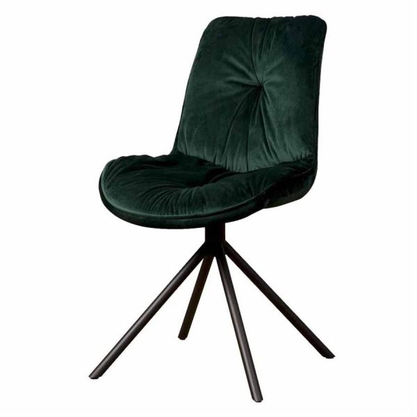 Palma Stoel - fabric Bluvel 78 green Tower Living - Afbeelding 4