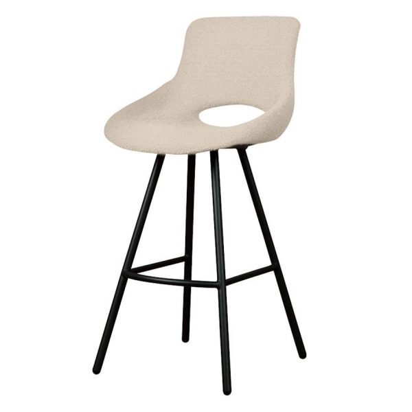 Campo Barstoel - fabric Teddy MJ81 White Tower Living - Afbeelding 2