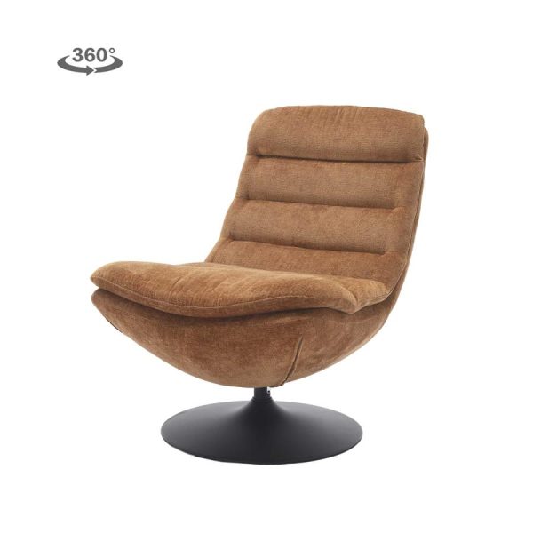 Marano Fauteuil - Harmony 56 caramel brown (draaibaar) Tower Living