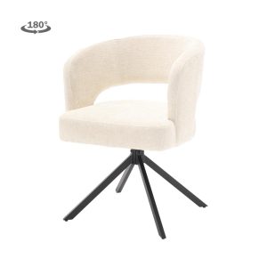Mura Armstoel - fabric Haga 23 pearl (draaibaar) Tower Living