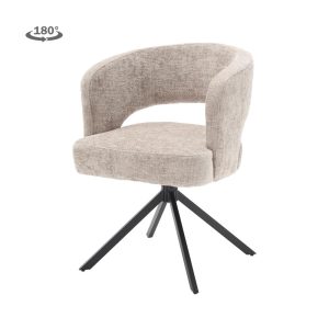 Mura Armstoel - fabric Haga 30 beige (draaibaar) Tower Living