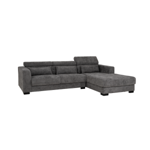 Brighton 3-AL + Chaise R - fabric XS85 19 Light grey Tower Living