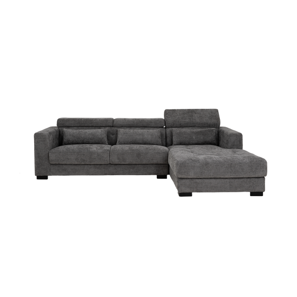 Brighton 3-AL + Chaise R - fabric XS85 19 Light grey Tower Living - Afbeelding 2