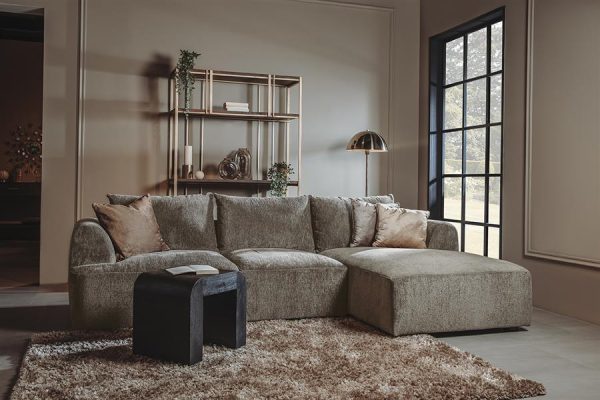 Canterbury 2 5-AL + Chaise R - Mona 120 Taupe Tower Living - Afbeelding 3