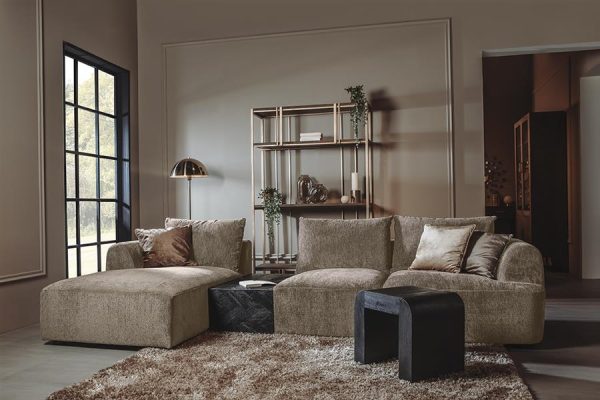 Canterbury 2 5-AR + Chaise L - Mona 120 Taupe Tower Living - Afbeelding 2