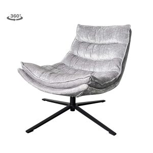 Venice Fauteuil - fabric BMG804 light grey (draaibaar) Tower Living