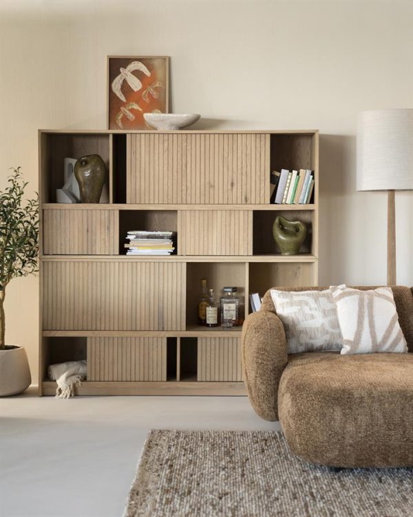 Boekenkast Milo - naturel Eleonora - Afbeelding 15