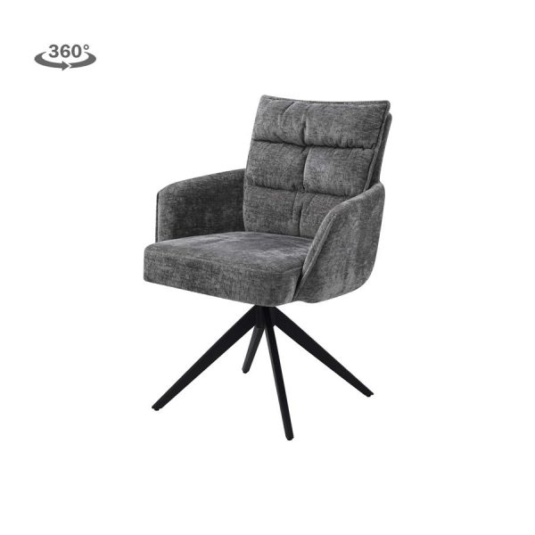 Rosora Armstoel - HZ6068-85 grey (draaibaar) Tower Living