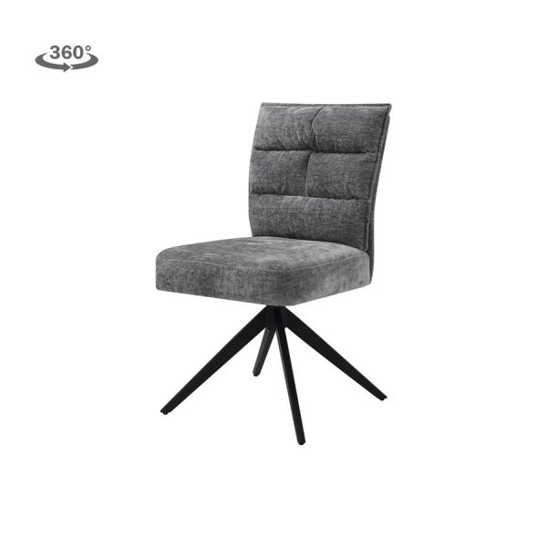 Rosora Stoel - HZ6068-85 grey (draaibaar) Tower Living