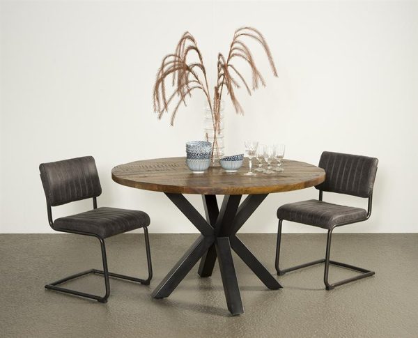 Basto Eetkamertafel rond 130 cm Tower Living - Afbeelding 2