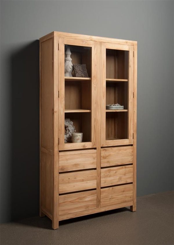 Corona Vitrinekast 100 cm Tower Living - Afbeelding 2