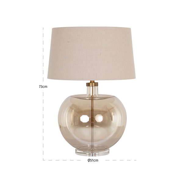 Tafellamp Jazzy (Amber) Richmond Interiors - Afbeelding 3
