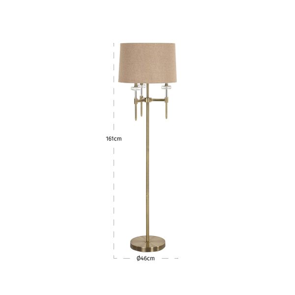 Vloerlamp Josie (Brushed Gold) Richmond Interiors - Afbeelding 3