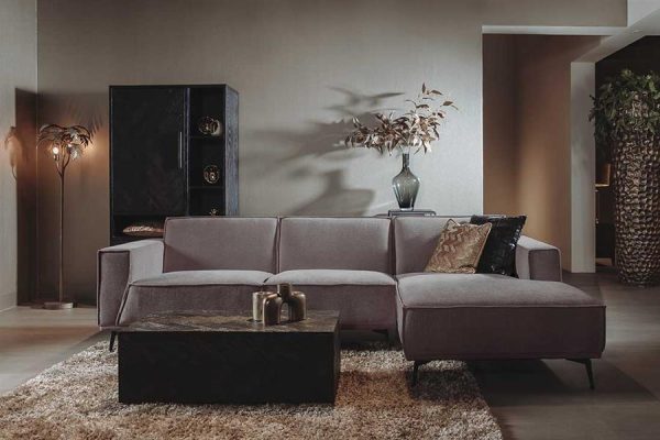 Leeds 2 5-AL + Chaise R - City 453 Moss Grey Tower Living - Afbeelding 2