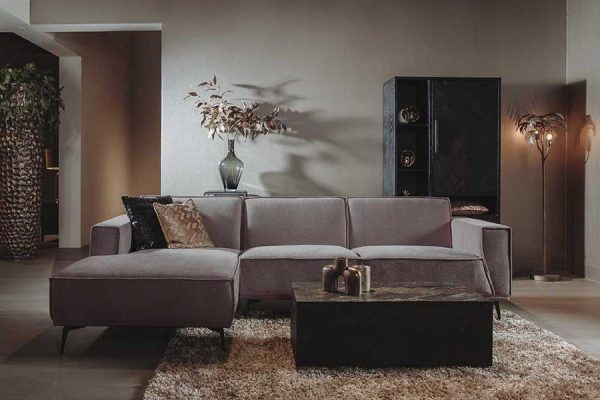 Leeds 2 5-AR + Chaise L - City 453 Moss Grey Tower Living - Afbeelding 2
