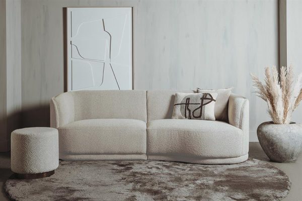 Leicester Sofa 240 round right - Copenhagen 900 Light Ivory Tower Living - Afbeelding 2