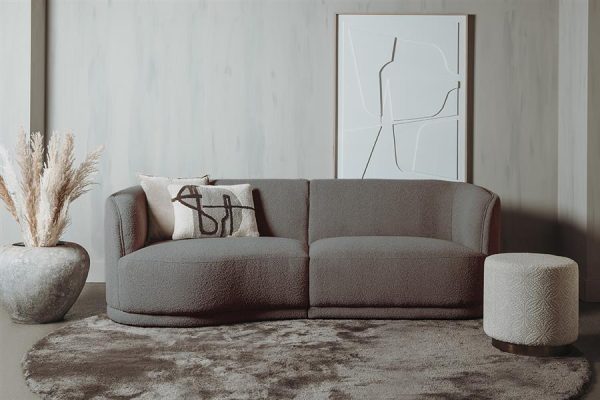 Leicester Sofa 240 round left - Copenhagen 903 Taupe Tower Living - Afbeelding 2