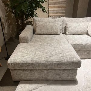 Luton Chaise Lounge L - Miscanto (55) Grijswit (20) Tower Living