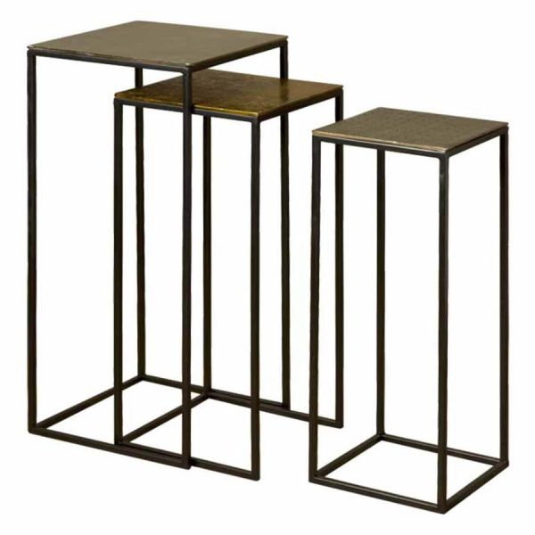 Renew Iron Bijzettafel set vanaf 25 cm Tower Living - Afbeelding 2