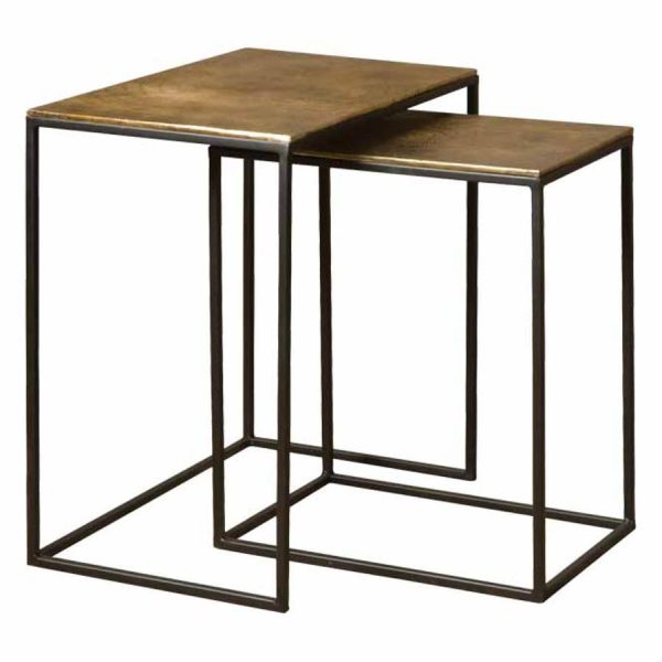 Renew Iron Bijzettafel set vanaf 44 cm Tower Living - Afbeelding 2