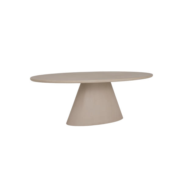 Mello Eetkamertafel ovaal beige 240 cm Tower Living - Afbeelding 2