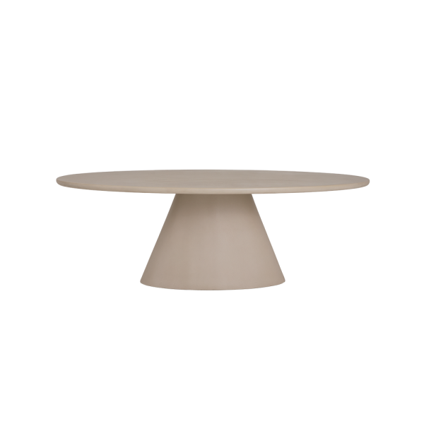Mello Eetkamertafel ovaal beige 240 cm Tower Living