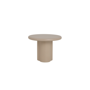 Melzo Bijzettafel rond beige 60 cm Tower Living