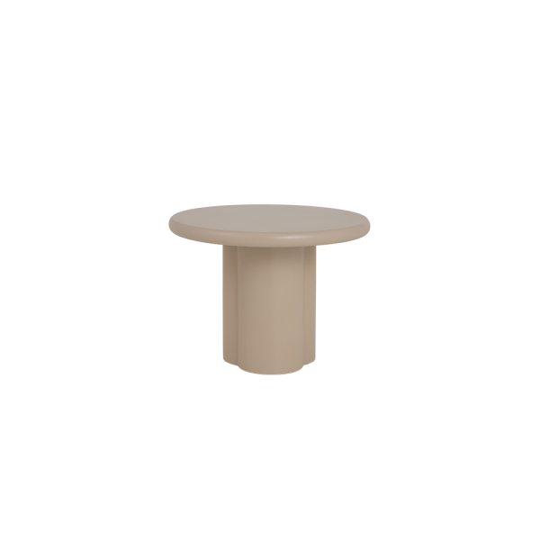 Melzo Bijzettafel rond beige 60 cm Tower Living