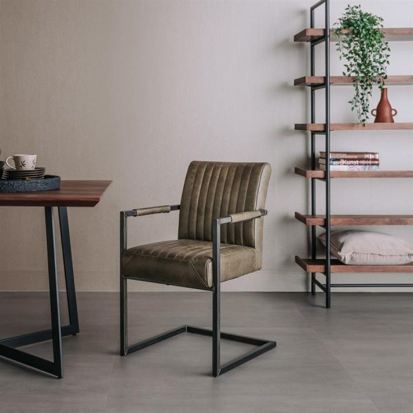 Ferro Armstoel - fabric Savannah green Tower Living - Afbeelding 2