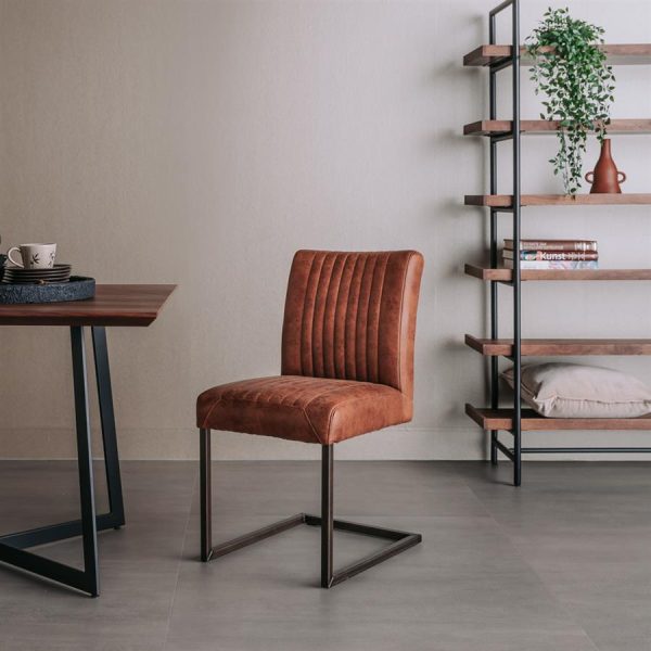 Ferro Stoel - fabric Savannah light brown Tower Living - Afbeelding 2