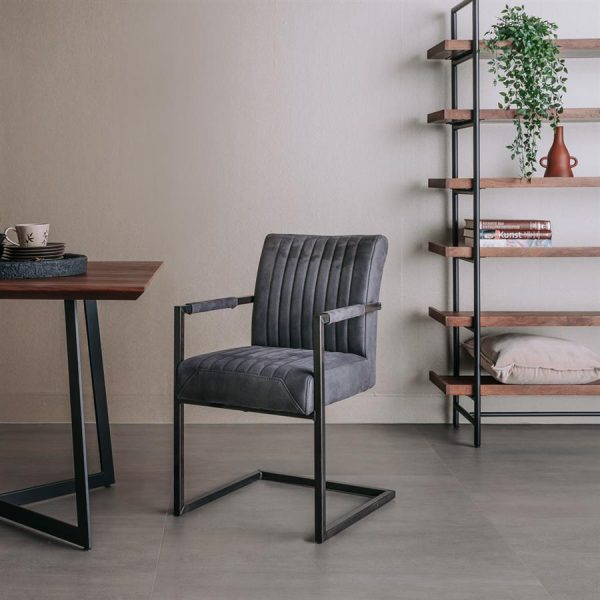 Ferro Armstoel - fabric Savannah anthracite Tower Living - Afbeelding 2